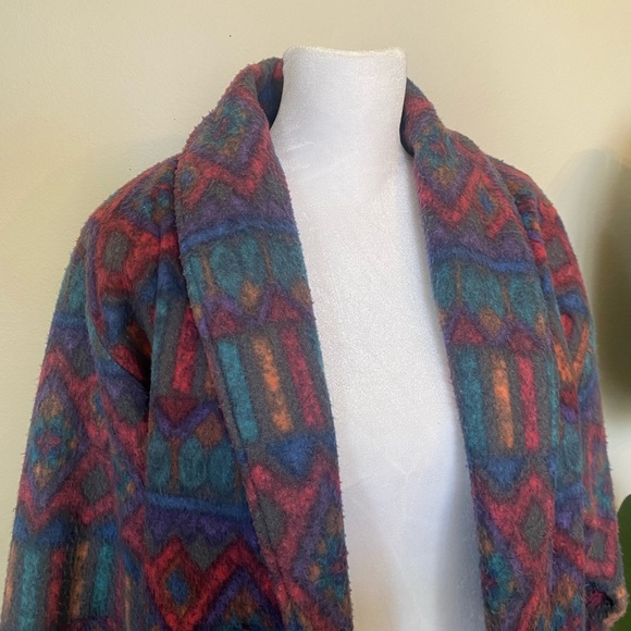 Vintage 80s colorful southwestern Nuggets jacket coat size medium - Picture 3 of 8